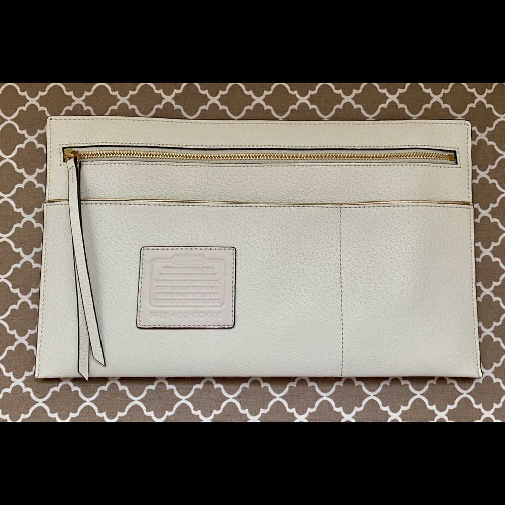 Coach Wavy Gingham Plaid Large Tote - Picture 2 of 8